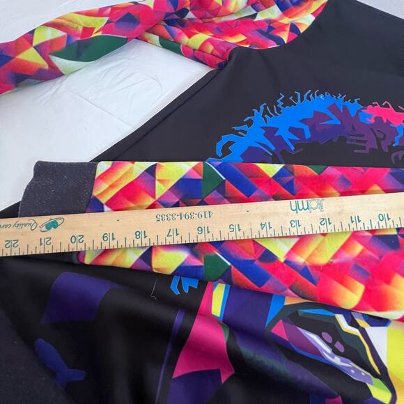 Fashion 3D Jimi Hendrix Psychedelic Crew Neck Pullover Shirt Sweater Small - Picture 6 of 12